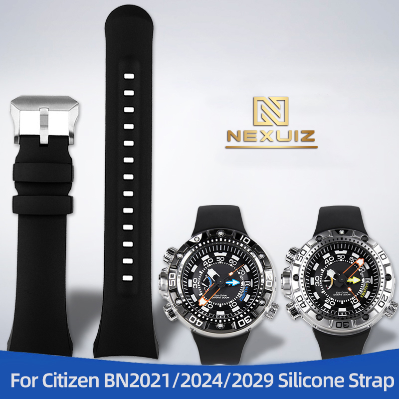 Citizen Watch Promaster - Special Curved Silicone Watch Strap For