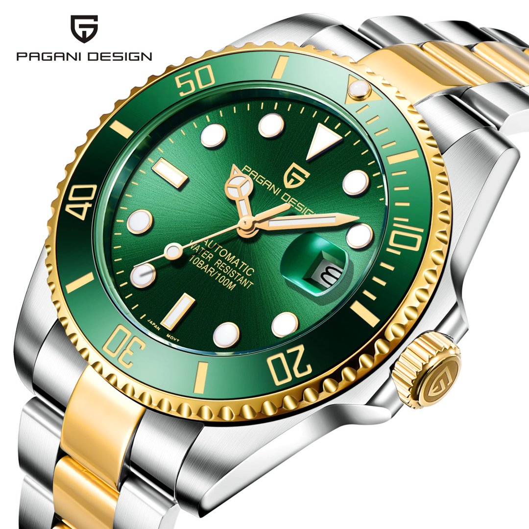 PAGANI Design PD1639 Men Autom - огляд і ціна Rolex Watch Submariner