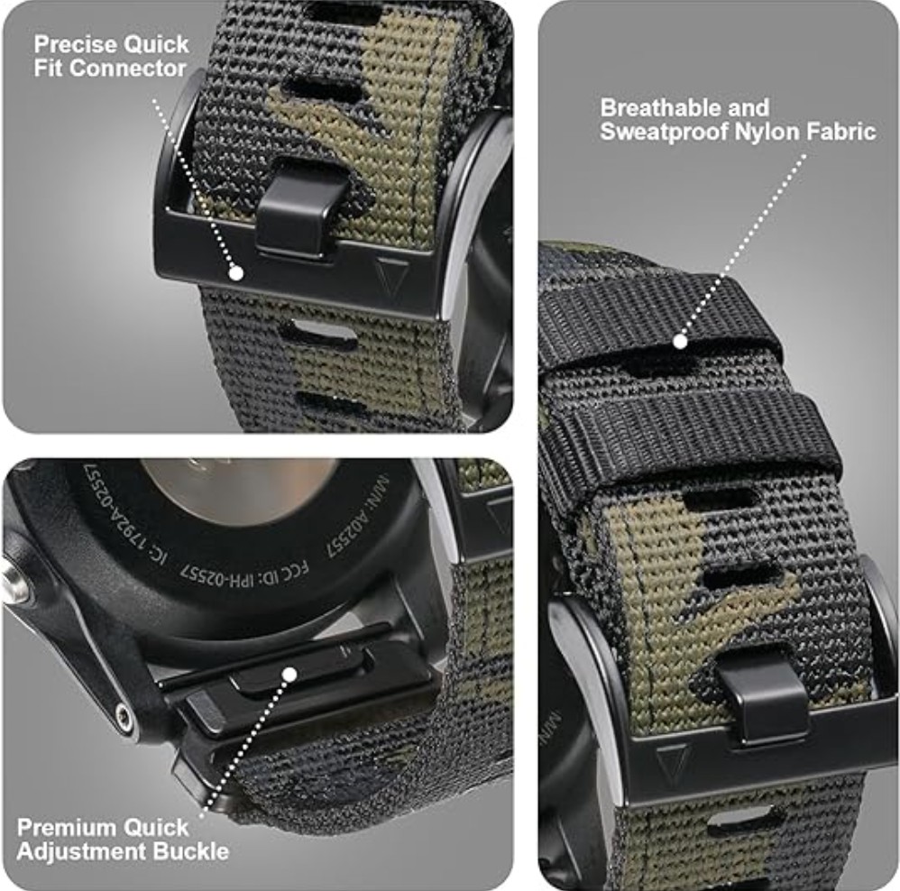 QuickFit 22mm 26mm Nylon Strap - огляд і ціна Citizen Watch Promaster