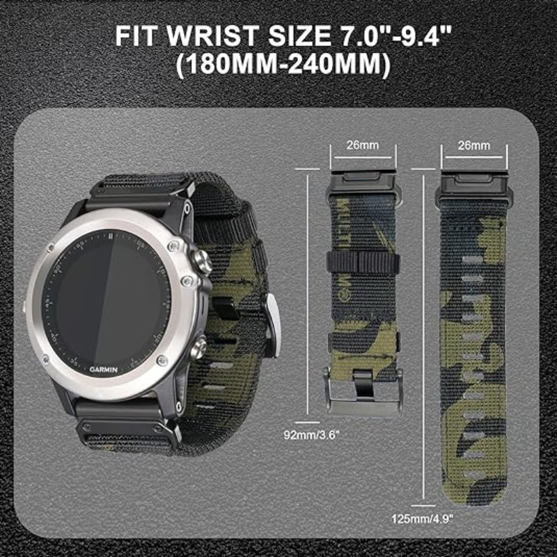 QuickFit 22mm 26mm Nylon Strap - огляд і ціна Citizen Watch Promaster