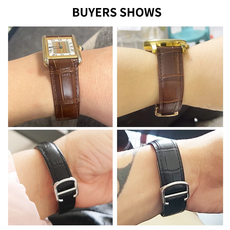 For Cartier 18 20 22 23mm Watc - огляд і ціна Cartier Watch Santos