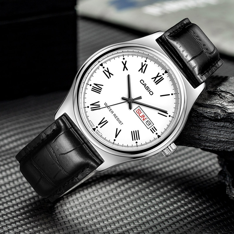 Casio MTP‑V006L Men Analog Wri - огляд і ціна Leather Watch Band Men