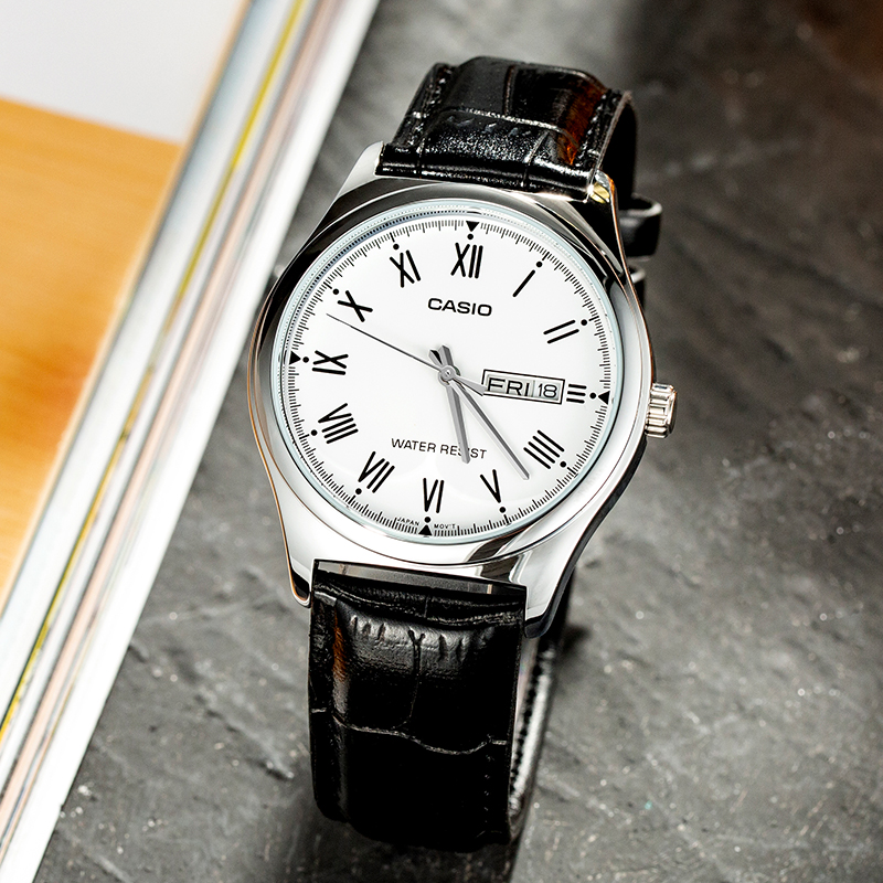 Casio MTP‑V006L Men Analog Wri - огляд і ціна Leather Watch Band Men