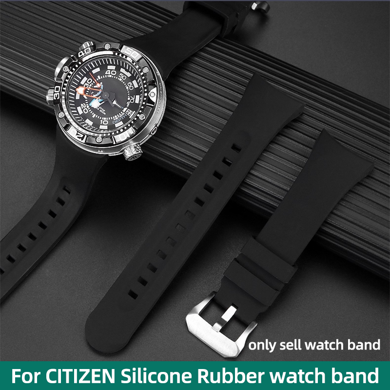 Rubber watch band For CITIZEN  - огляд і ціна Citizen Watch Promaster