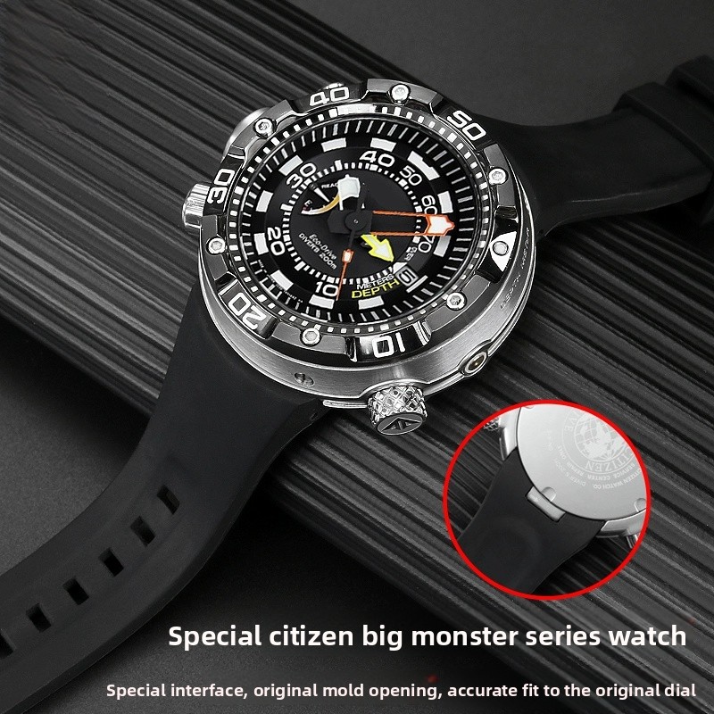 Rubber watch band For CITIZEN  - огляд і ціна Citizen Watch Promaster